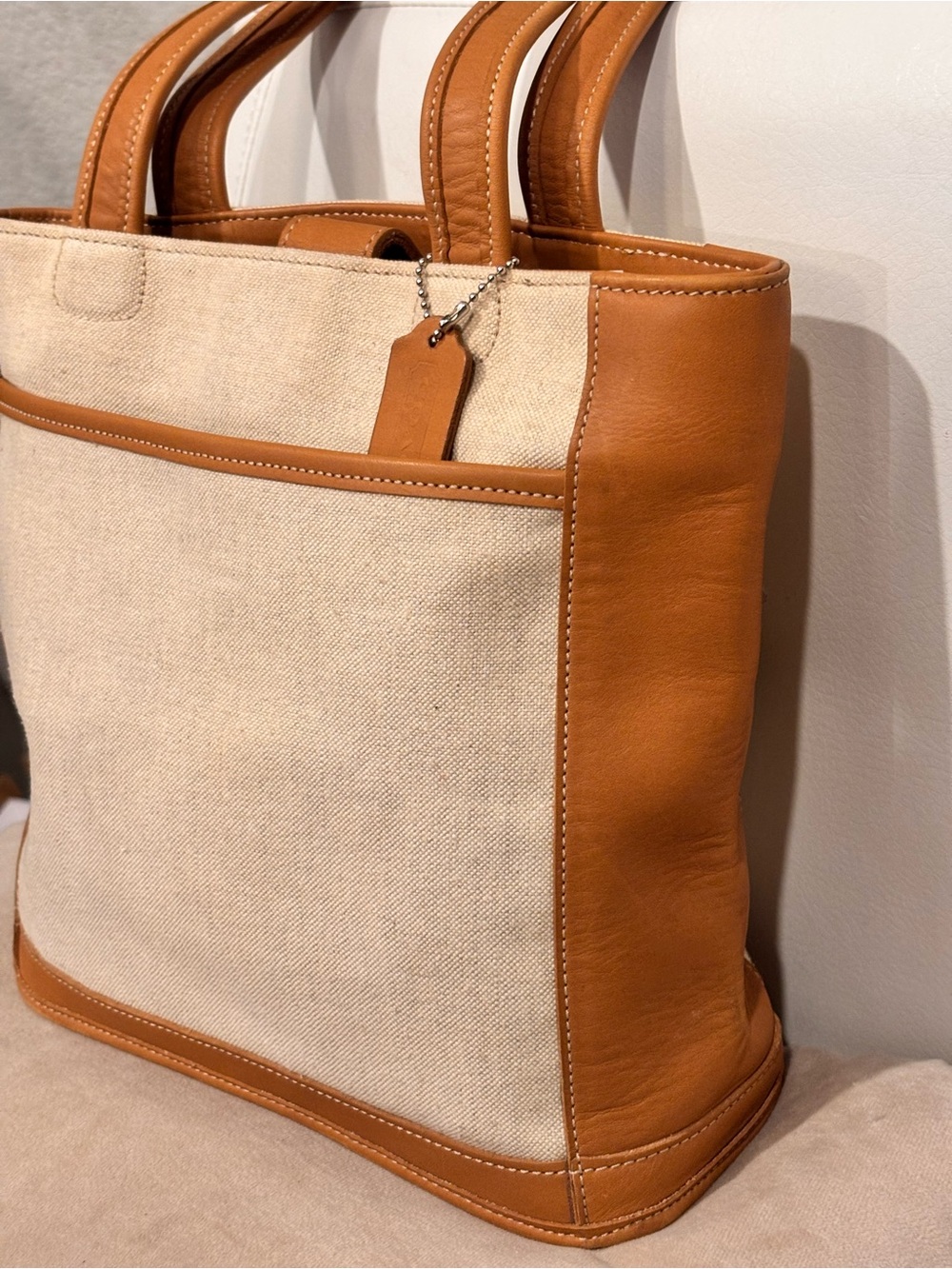 COACH Vintage Bleecker 1999 Canvas & Leather Tote (Style No. 6121) - Picture 2 of 16